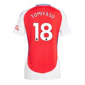 Arsenal Takehiro Tomiyasu #18 Domaci Dres za Ženska 2024-25 Kratak Rukavima